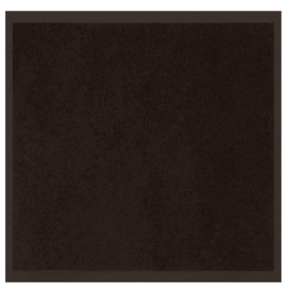Tapis d'entrée anti-poussière - L 120 x l 80 cm - Noir
