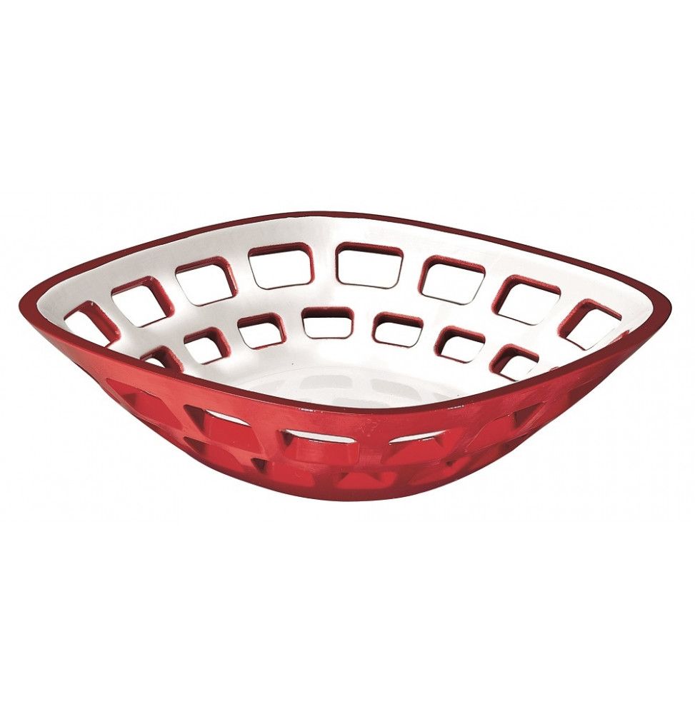 Corbeille à pain - Guzzini - Panier de table rouge