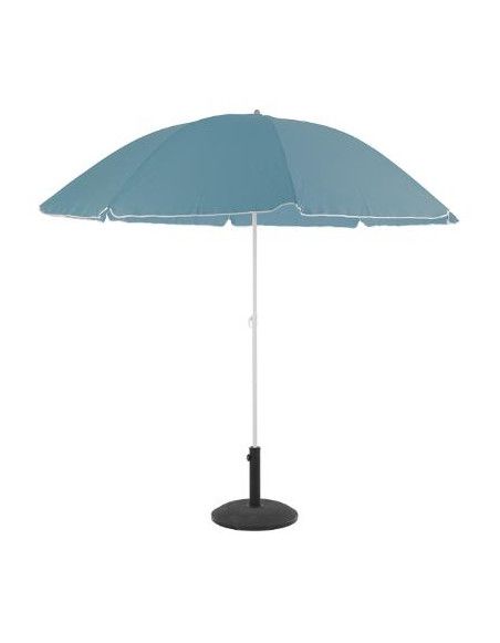 Parasol de plage - Ardea - 240 x 220 cm - Bleu orage