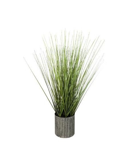 Herbe artificielle en pot - H 45 cm