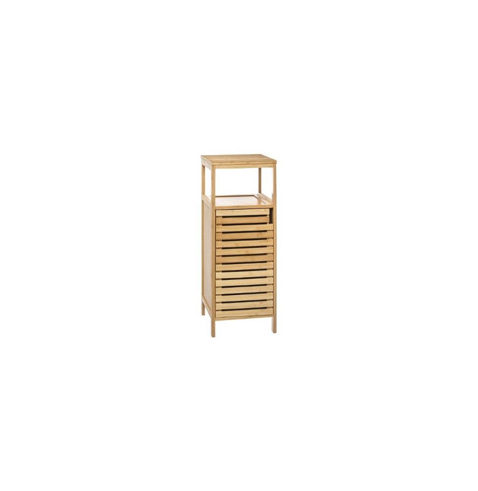 Meuble bas en bambou - Beige - 30 x 30 x H 78 cm - Cirila