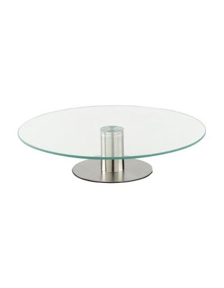 Plateau tournant en verre - D 30 cm