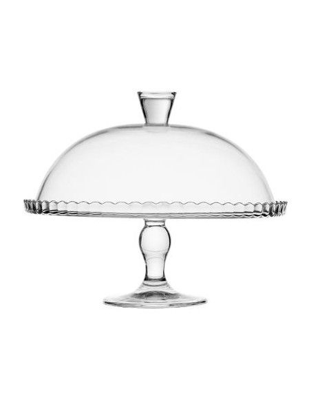 Présentoir à gâteaux - D 32 cm - Verre