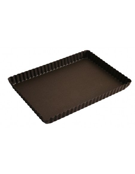 Moule à tarte rectangulaire 29  cm - Gobel - Moule patisserie antiadhérent