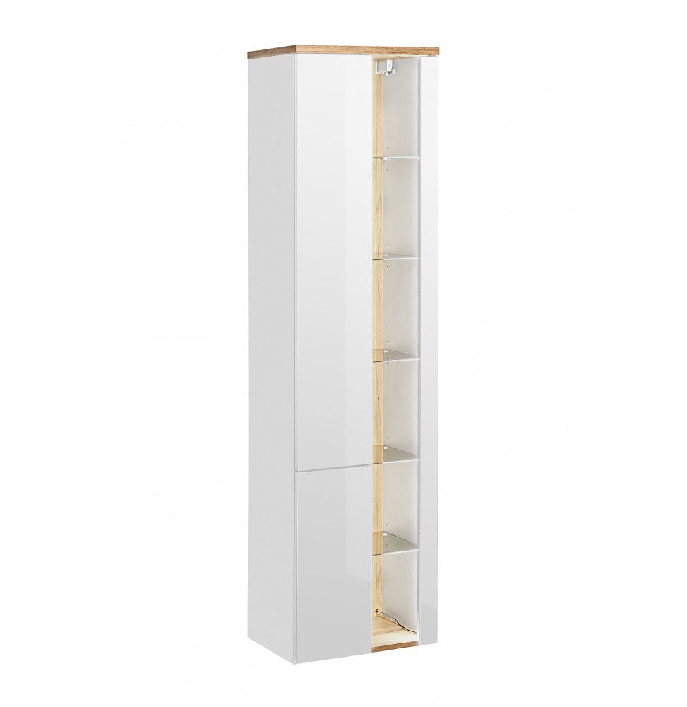 Grande armoire murale - 45 x 33 x 170 cm - Caraïbe White