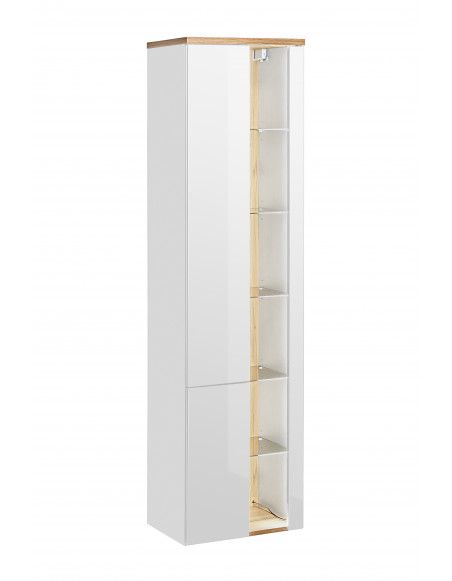 Grande armoire murale - 45 x 33 x 170 cm - Caraïbe White