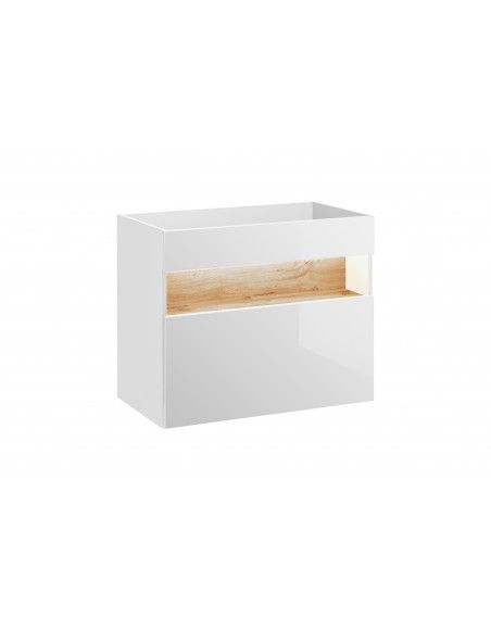 Meuble sous vasque - 79 x 45 x 67 cm - Caraïbe White