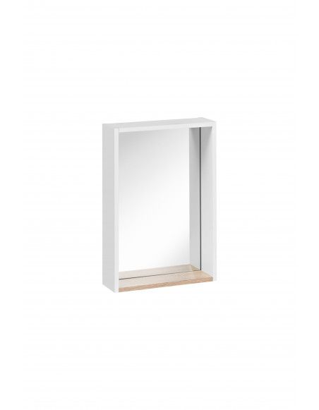 Miroir de salle de bain Finka - L 40 x l 60 x P 12 cm - Miroir avec étagère