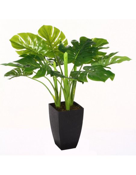 Plante verte artificielle en pot - H 70 cm - Objet de décoration