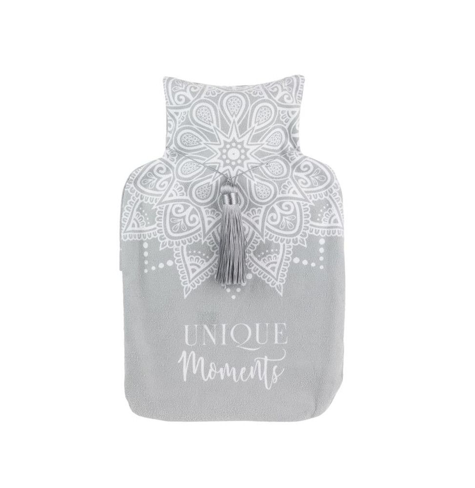 Bouillotte 1 L avec pompon - Unique moments