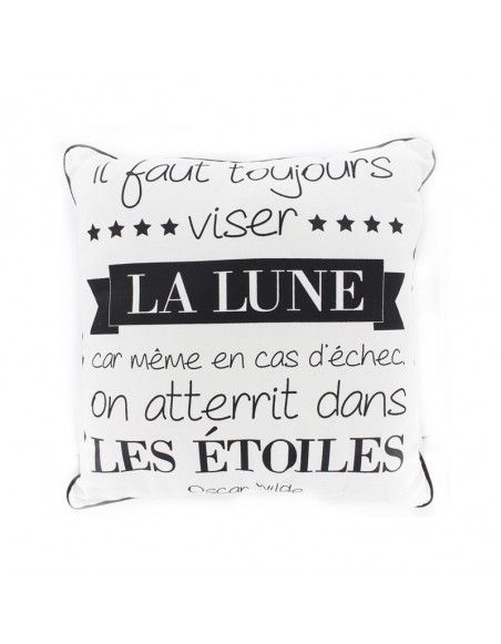 Coussin avec citation - 40 x 40 cm - Il faut toujours