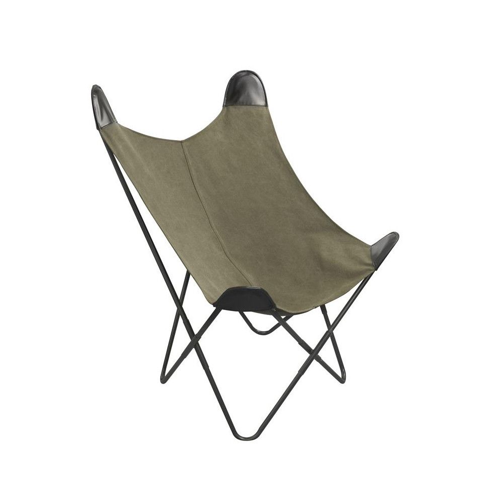 Fauteuil papillon uni - Vert