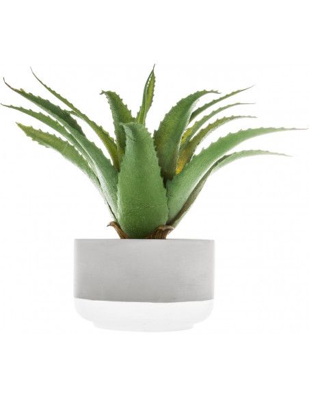 Aloe Vera artificiel - D 12 x H 23 cm