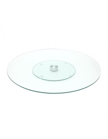 Plateau tournant en verre - D 45 cm