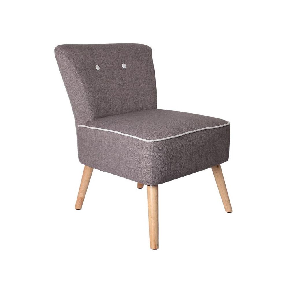Fauteuil bicolore - Gris et blanc