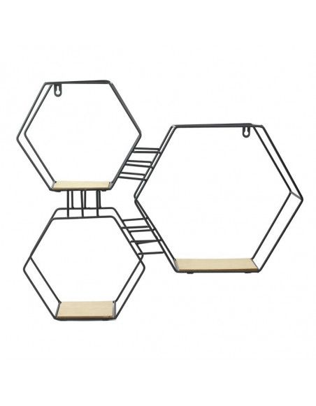 Etagère hexagonale - 3 compartiments