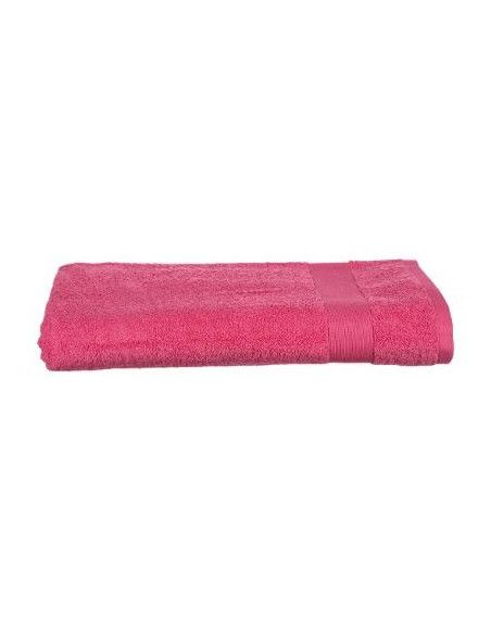 Serviette de bain en coton - 100 x 150 cm - Rose