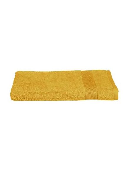 Serviette de bain en coton - 100 x 150 cm - Jaune