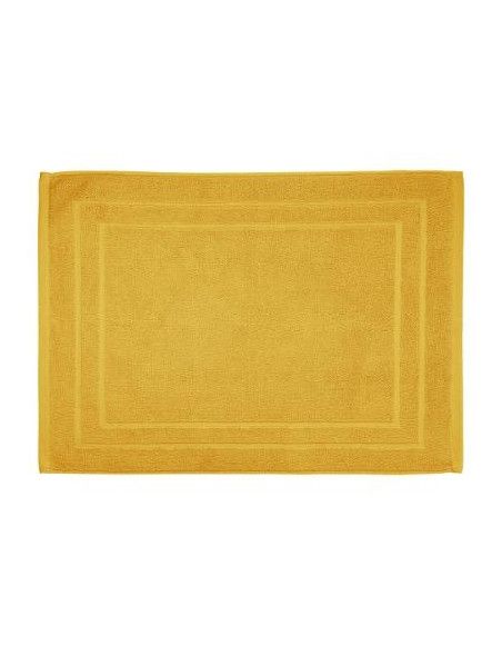 Tapis de bain en coton - 50 x 70 cm - Jaune