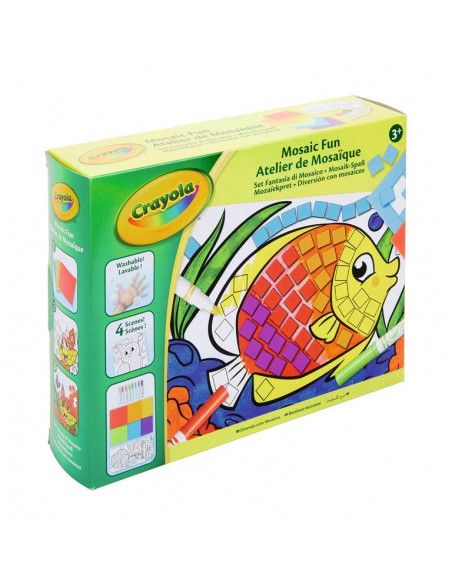 Kit atelier de mosaïque - L 19 x l 24 x H 6 cm - 4 ans et plus