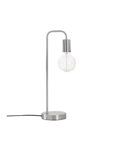 Lampe à poser en métal Keli - H 46 cm - Argenté