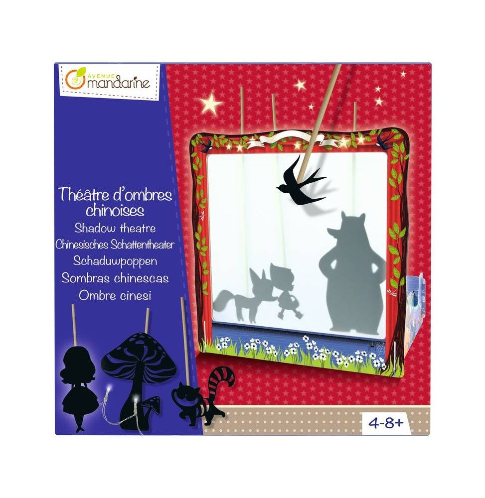 Coffret théâtre d'ombres chinoises - 28 modèles