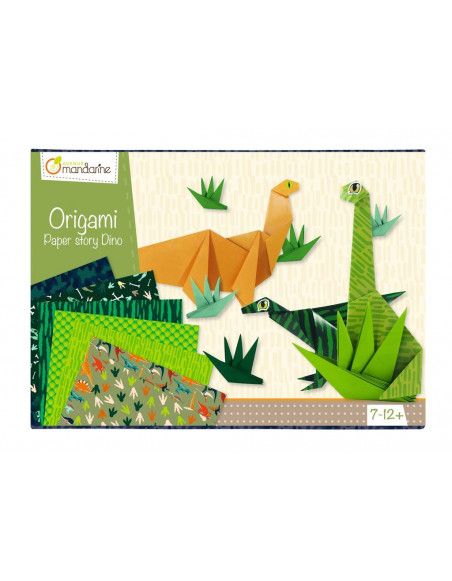 Boîte créative - Origami dinosaures - 10 modèles