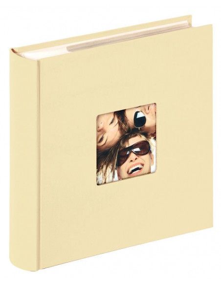 Album photo à pochettes 200 mémos Fun - L 24 x l 22 cm - Beige