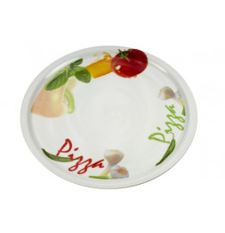 ETO - Assiette à pizza en porcelaine qualité hôtelière D30,5cm - blanc