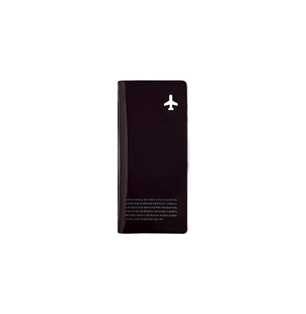 Organisateur de voyage - 22 x 10 cm - Noir