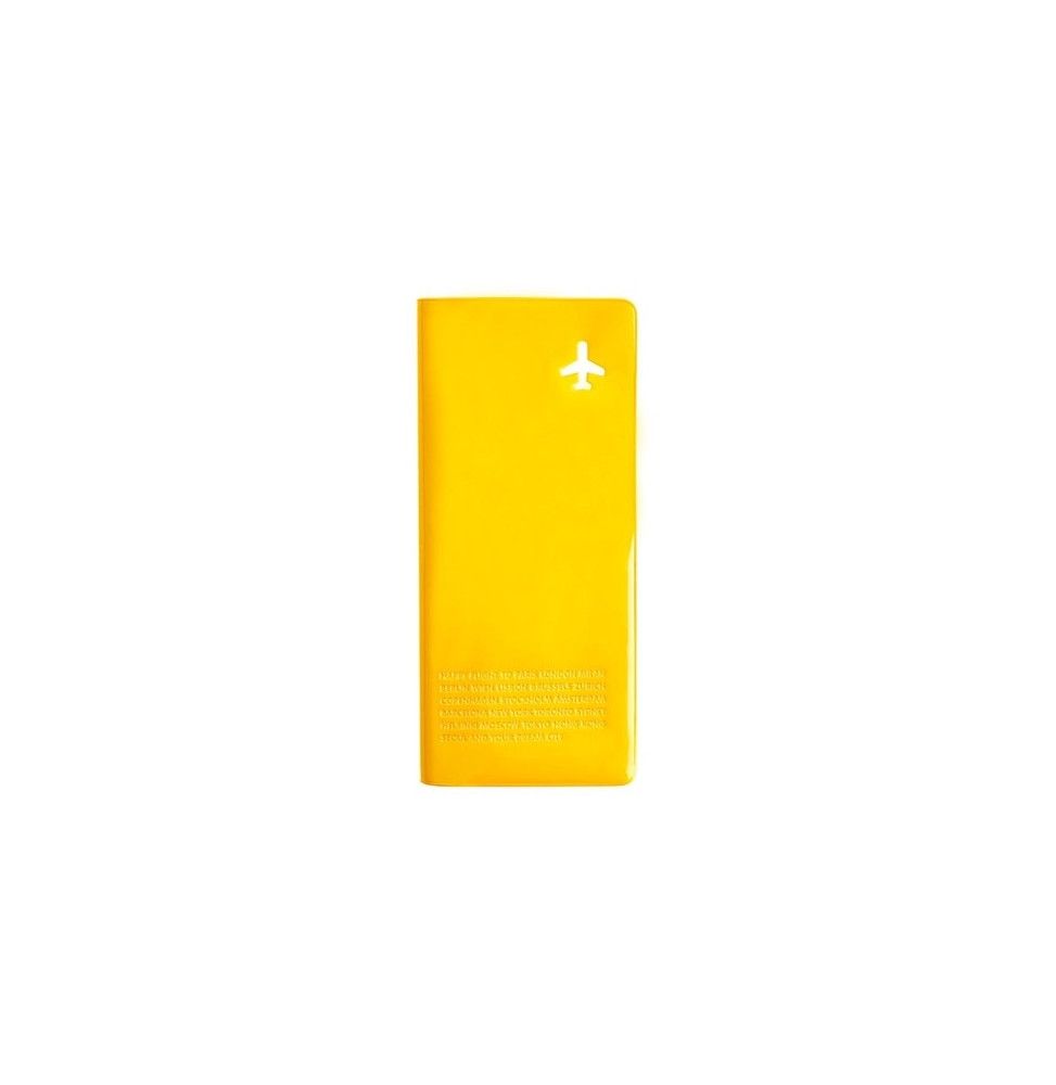 Organisateur de voyage - 22 x 10 cm - Jaune