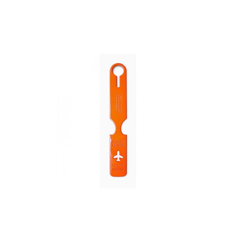 Porte-adresse pour bagage - Orange