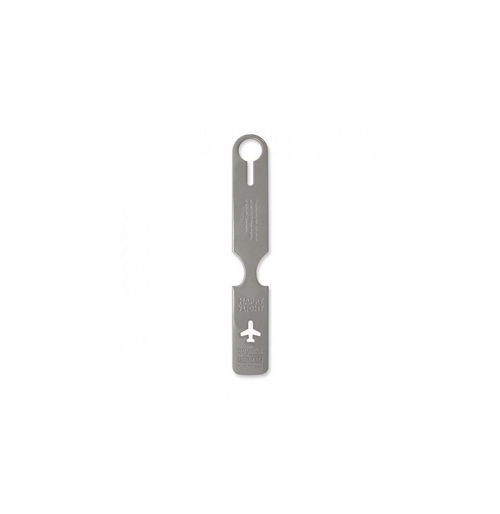 Porte-adresse pour bagage - Gris