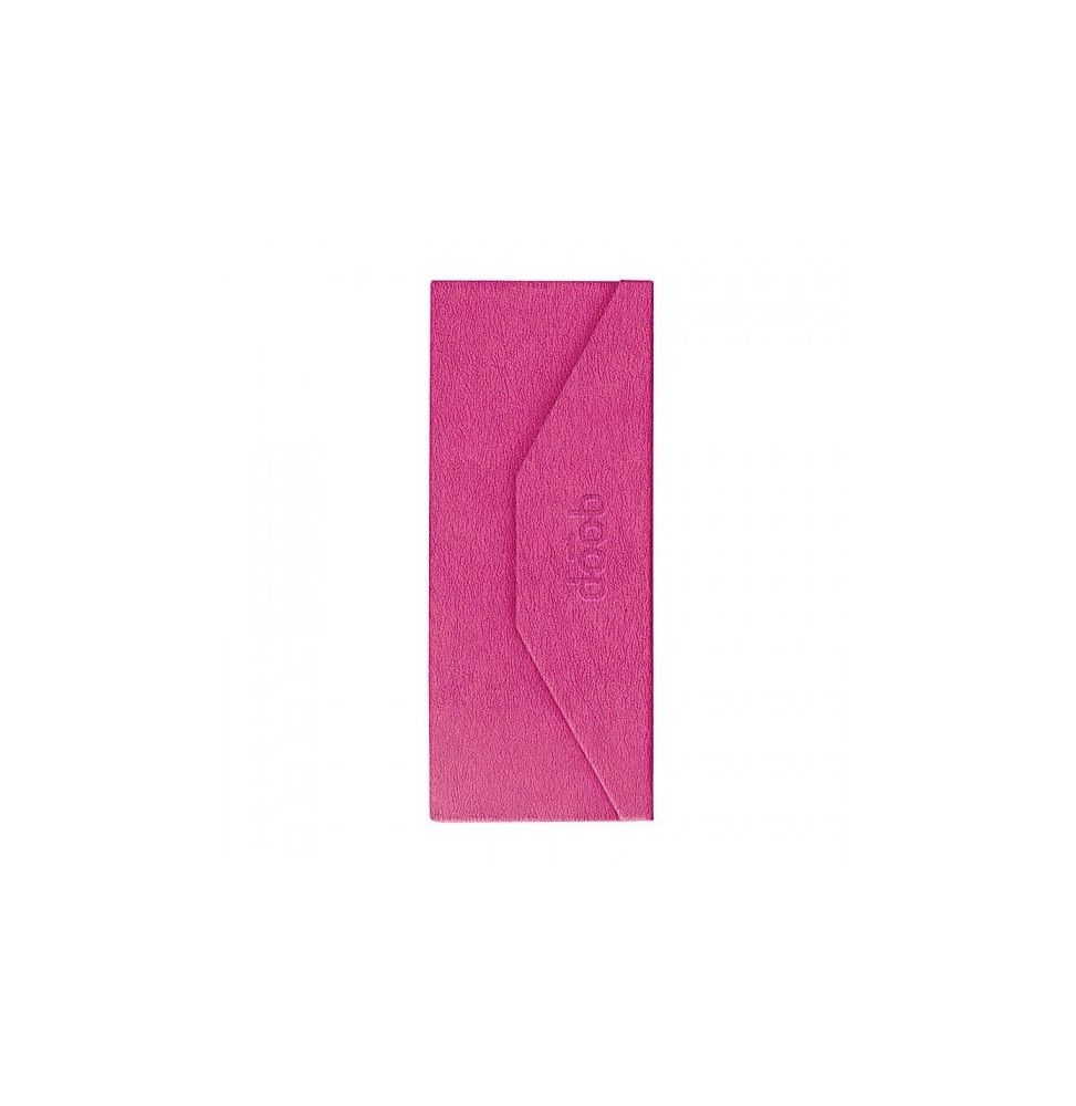 Etui à lunettes pliable - 16 x 7 x 7 cm - Rose
