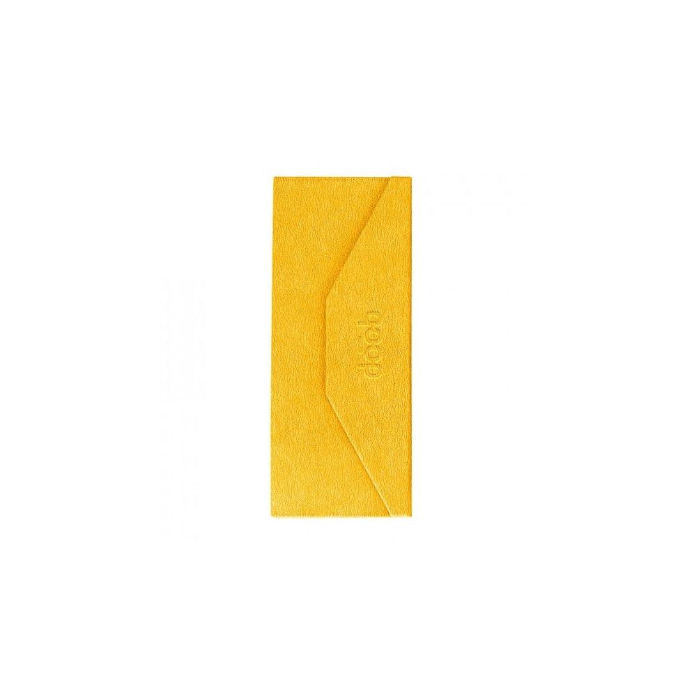 Etui à lunettes pliable - 16 x 7 x 7 cm - Jaune