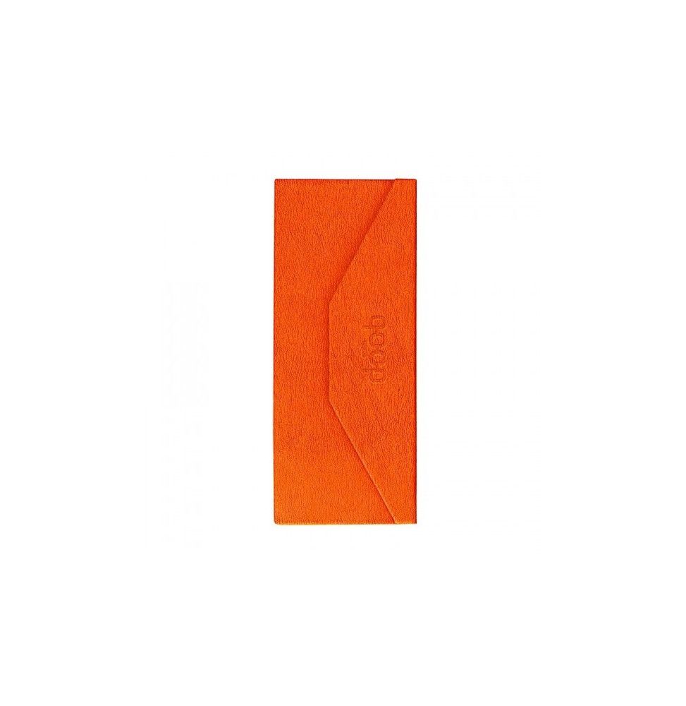 Etui à lunettes pliable - 16 x 7 x 7 cm - Orange