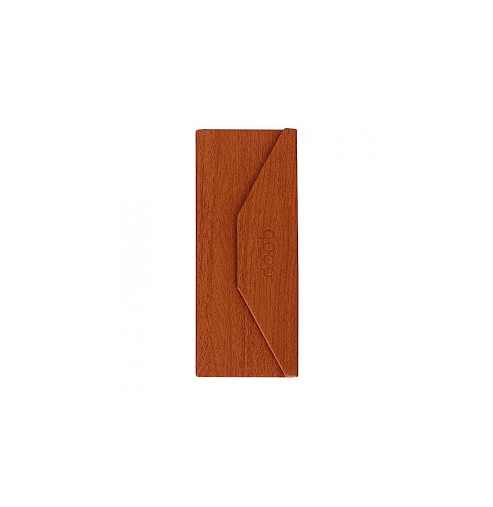 Etui à lunettes pliable - 16 x 7 x 7 cm - Marron
