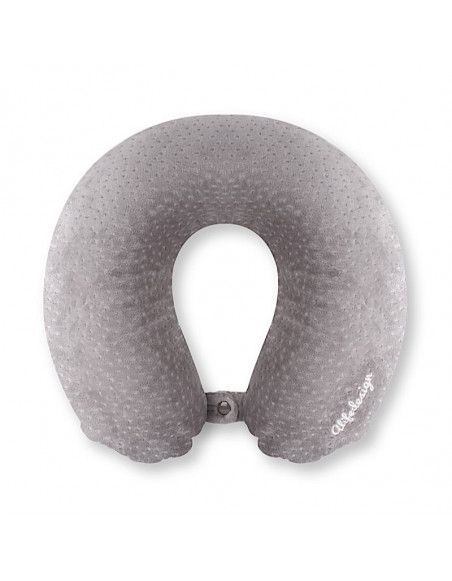 Coussin de voyage à mémoire de forme - Gris