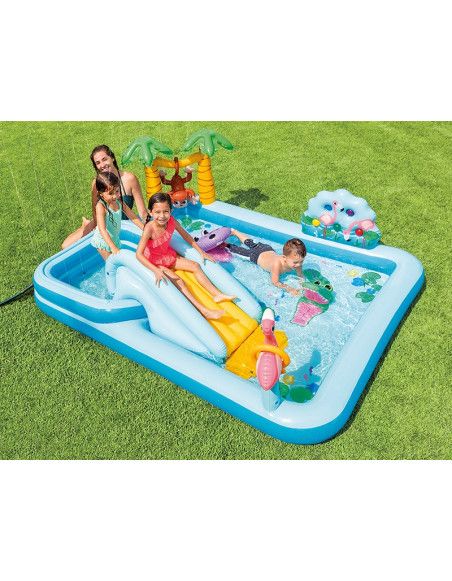 Aire de jeu Jungle - L 2,57 x l 2,16 x H 0,84 m - Intex