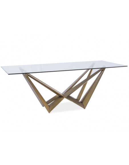 Table rectangulaire 10 personnes - Aston - 200 x 100 x 76 cm