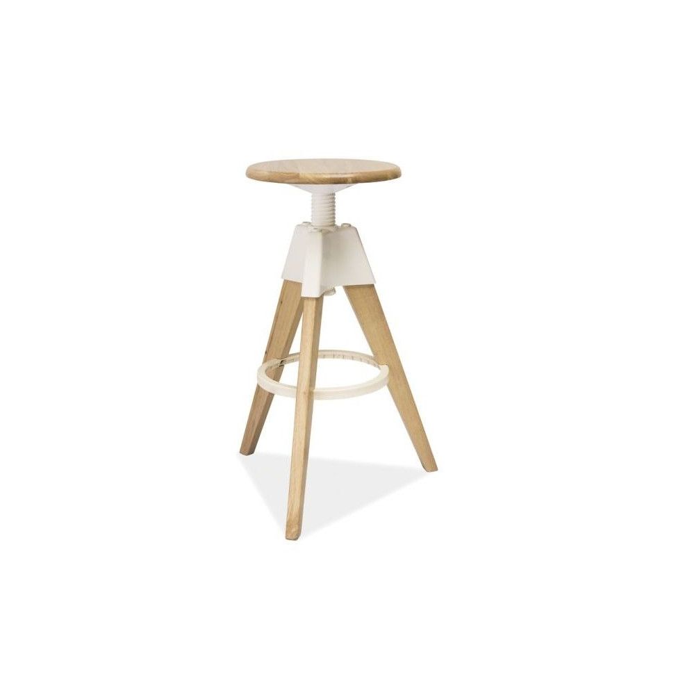 Tabouret haut réglable - D 48 x H 63-71 cm