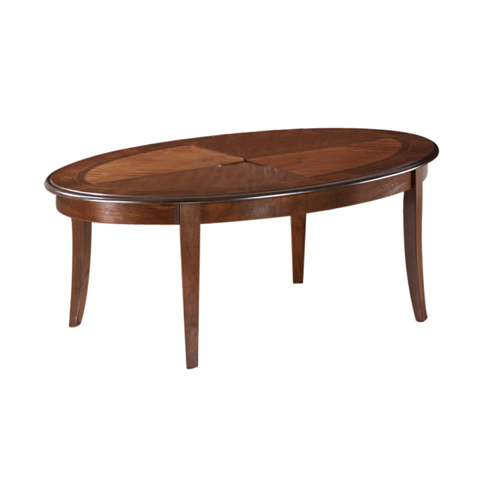 Table basse - California C - 120 x 80 x 45 cm - Marron