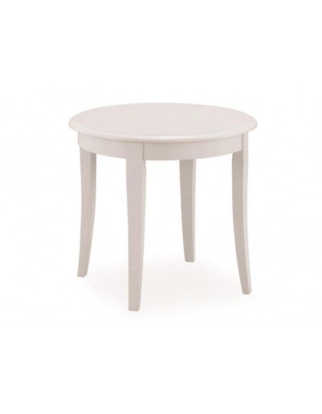Table basse ronde - California D - D 60 x H 55 cm - Blanc