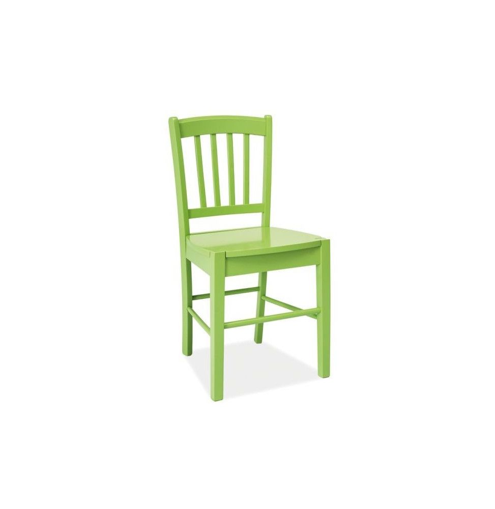 Chaise de salle à manger - 40 x 36 x 85 cm - Bois - Vert