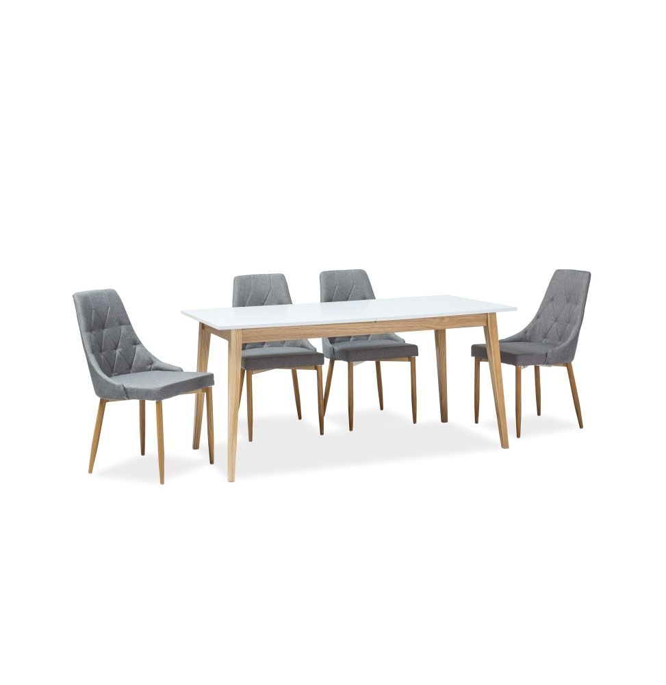 Table extensible 8 personnes - César - 120-165 x 68 x 75 cm