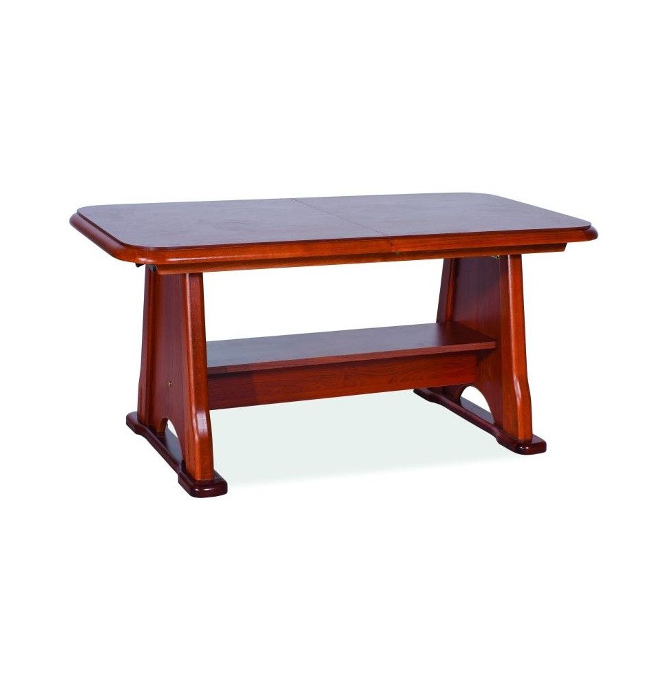 Table extensible 8 personnes - Beata - 130-170 x 67 x 60 cm - Bois - Couleur chataîgner
