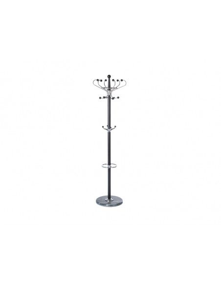 Porte-manteau - CR18 - H 183 cm - Couleur noyer foncé