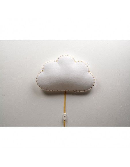 Applique nuage - Jaune