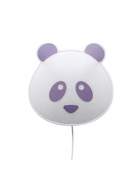 Applique panda - Violet