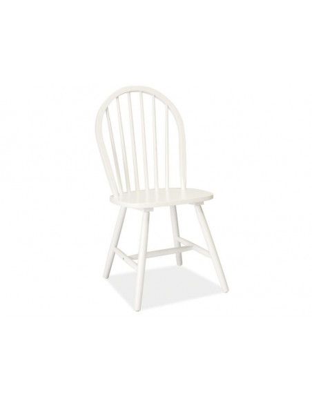 Chaise - Fiero - 45 x 39 x 95 cm - Bois - Blanc